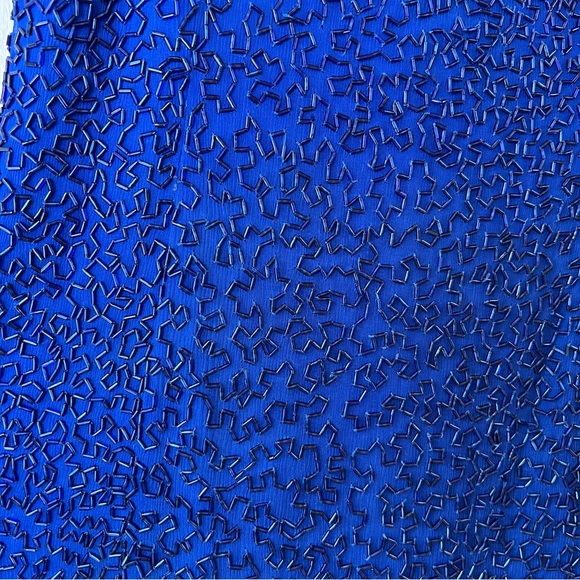 Vintage 1980’s Silk Sequin Mini dress - Picture 9 of 12